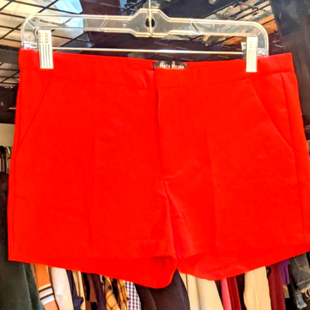 Beta House Women's Red Mini Shorts
